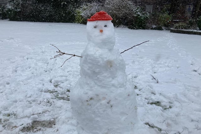 Snowman by Catherine Giddings