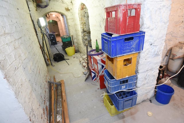 There's a maze of cellars underneath the North Euston Hotel in Fleetwood