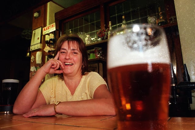 Margaret Taylor at the Selbourne pub, Frenchwood, Preston