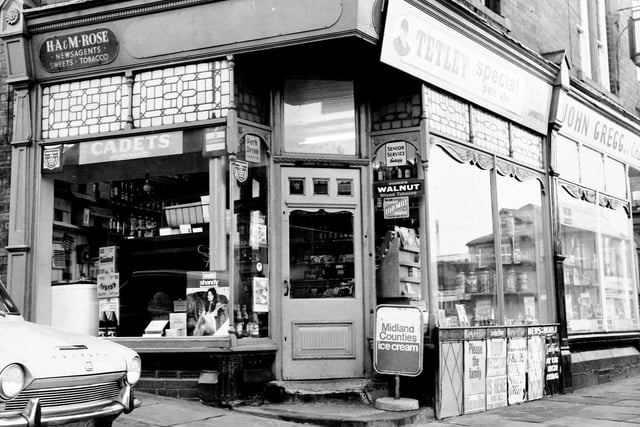 Remember Mrs Rose's shop on Oldfield Lane? Pictured in January 1973.