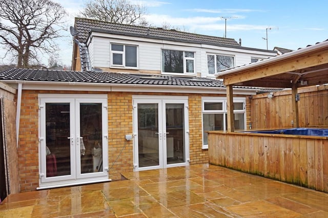 This two bedroom semi-detached property boasts a landscaped garden with a newly formed cellar room and a hot tub which the agent says the seller is happy to leave. Purplebricks - 024 7511 8874