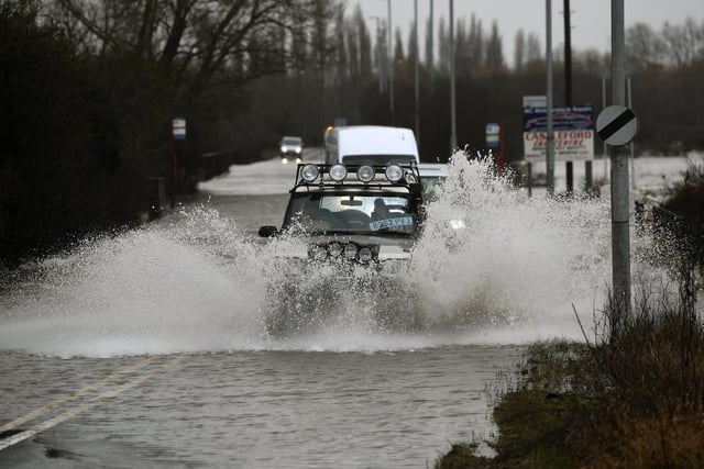 "Please avoid using low-lying footpaths and roads near watercourses, and plan driving routes to avoid low-lying land that may be flooded."