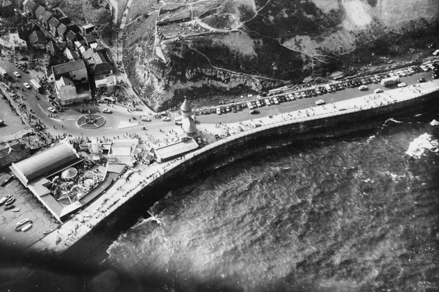 Aerial view of Scarborough in June 1960.