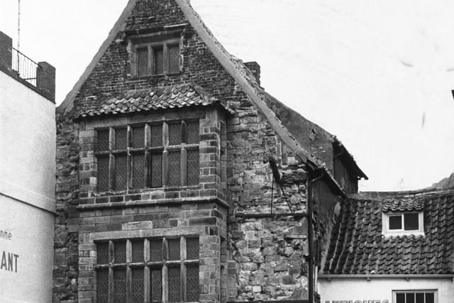 The 600 year old King Richard III house at Scarborough in 1964.