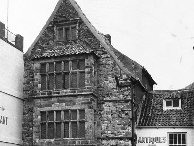 The 600 year old King Richard III house at Scarborough in 1964.