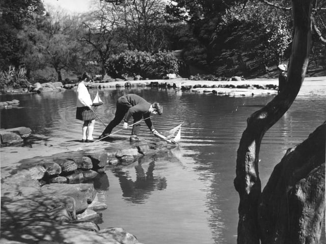 Peasholm Park back in 1968.