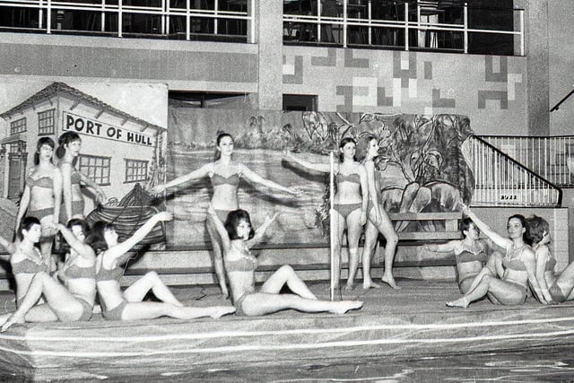 1969 - Robinson Crusoe Aqua Show at Wigan International Swimming Pool in January 1969.