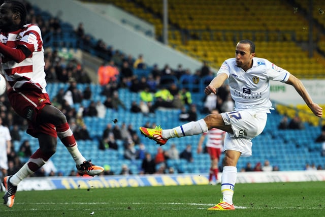 Loanee Andros Townsend, currently plying his trade with Crystal Palace in the Premier League - scored his only goal for Leeds United against Doncaster Rovers at Elland Road in February 2013. The Whites won 3-2.