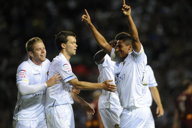Ramon Nunez scored his first (and second) goal for Leeds United in a 3-2 Carling Cup win against Bradford City at Elland Road in August 2011.