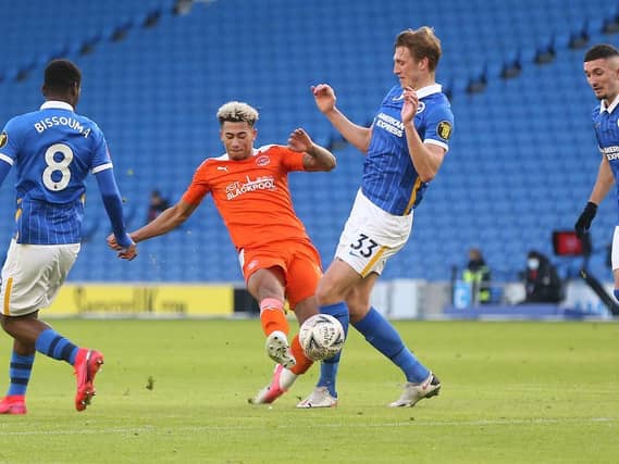 Jordan Gabriel was in top form for the Seasiders