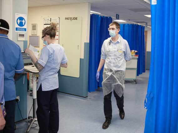Photo taken inside Scarborough Hospital, courtesy of York Teaching Hospital NHS Foundation Trust.