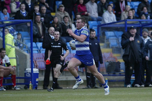 Action from the match against Hull KR