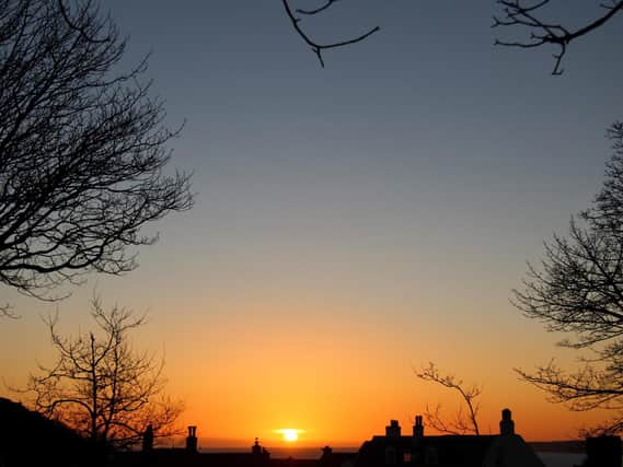 Golden hour at sunrise, by Beverley Senturk.