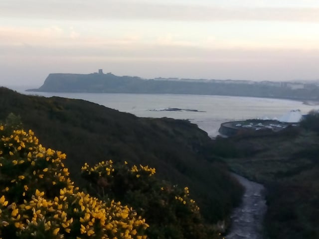 A view from the Cleveland Way looking towards Scarborough, by Rob Palmer.