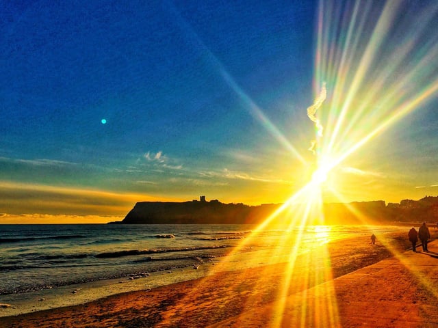 North Bay sunlight, by Darren Felgate.