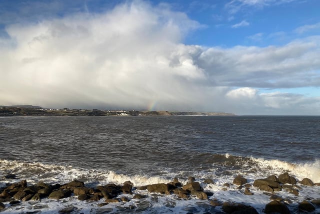 Snow flurries over the North Bay, by Jonathan Knight.
