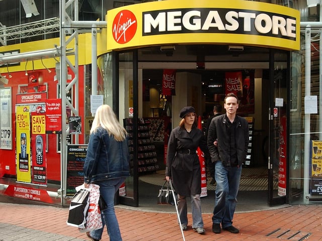 Do you remember the Virgin Megastore in Leeds city centre?