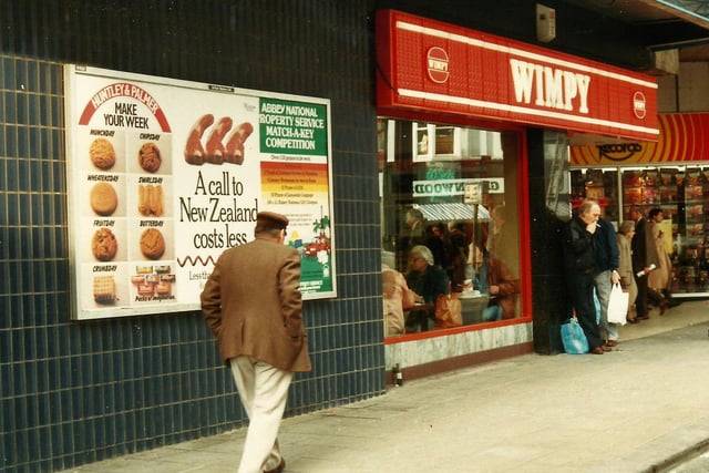 Fast food restaurant chain Wimpy served up burger and fries to a generation of customers in the city centre and beyond during the 1970s and 1980s.