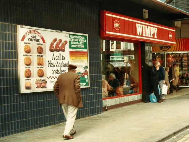 Fast food restaurant chain Wimpy served up burger and fries to a generation of customers in the city centre and beyond during the 1970s and 1980s.