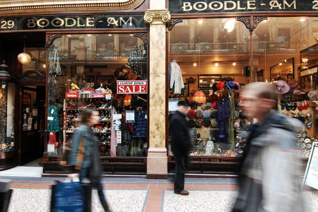 Boodle-Am, an Aladdin's Cave which tempted generations of shoppers closed in the Victoria Quarter in early 2008.