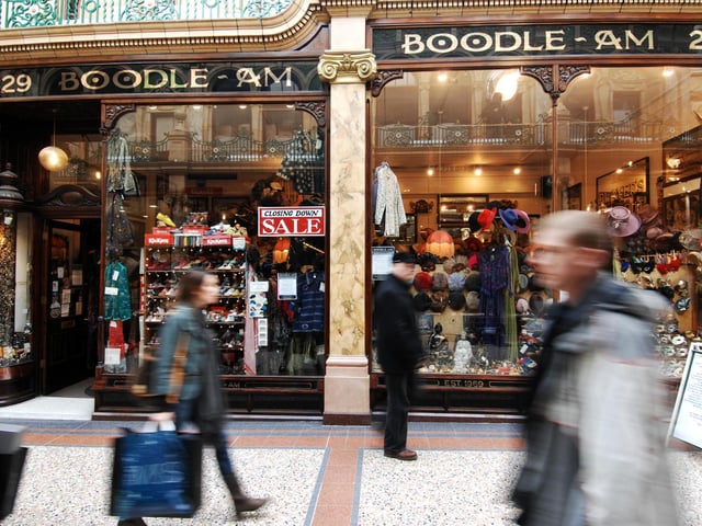 Boodle-Am, an Aladdin's Cave which tempted generations of shoppers closed in the Victoria Quarter in early 2008.