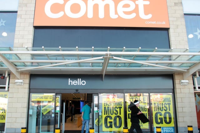 Electrical giant Comet closed its doors for the final time in December 2012.