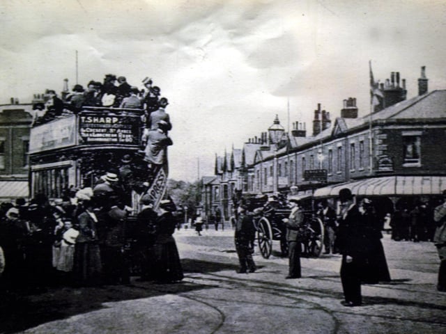 Picture of a Lytham gas tram at The Heritage Centre in Lytham
