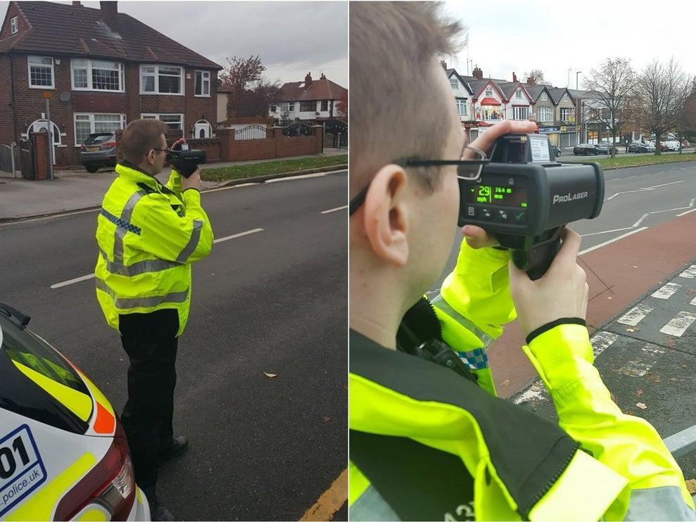 A mobile speed gun