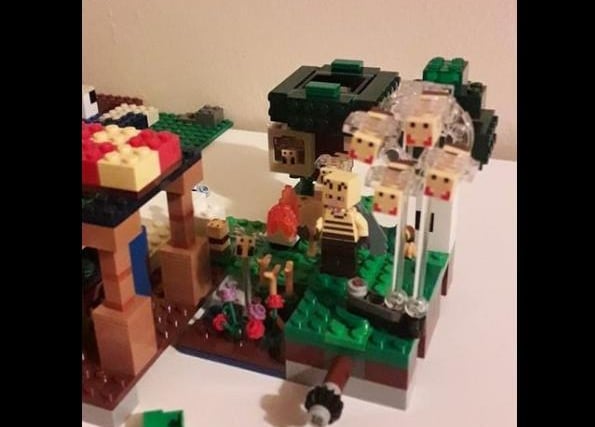 Alison Greenwood said: "Oliver has made this minecraft model."