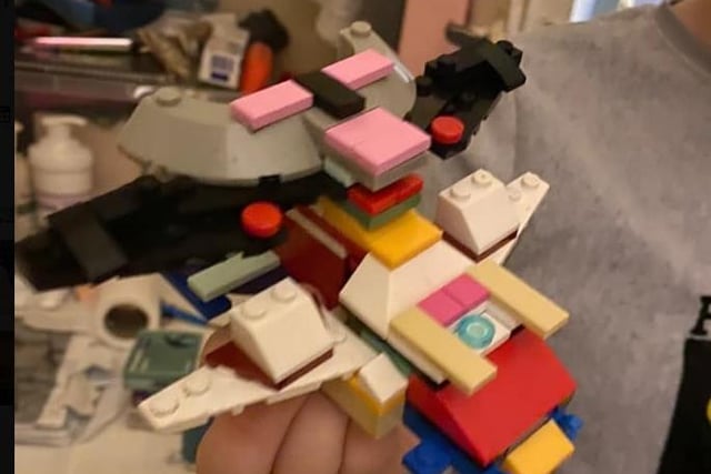 Erica Spurr said: "My little boy loves making his own little creations, he’s not one to build using instructions so this is his own little masterpiece. By Oliver age 5."