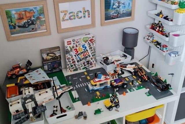 Megan Nicholls shared this photo of her son's Lego area.