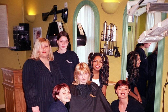 The team at The Hair Company on Street Lane pictured in November 1998.