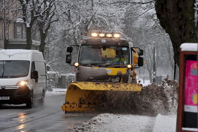 Snow ploughs have been out clearing the roads.
