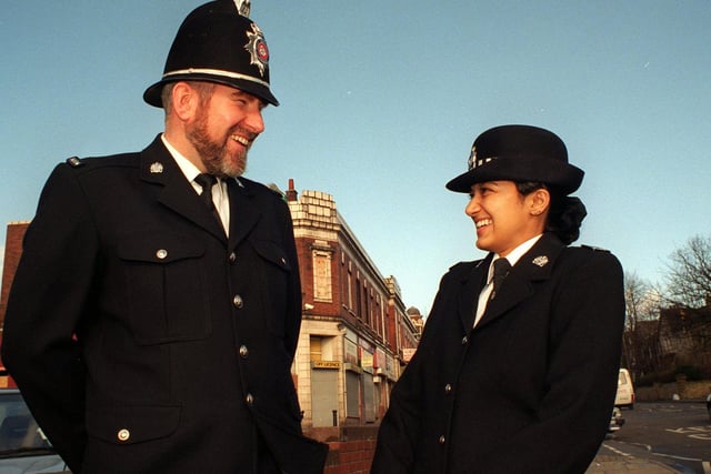 PC Graham Lawton and Special Constable Jazpal Panestar pictured in Chapeltown