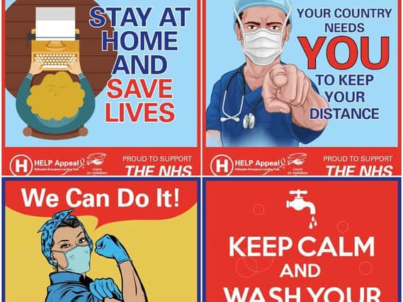 The HELP Appeal have released WW2-inspired Covid posters.