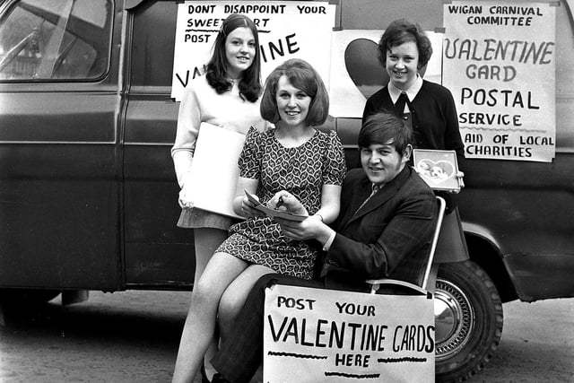The postal strikes of the 1970s Wigan Carnival Committee volunteers offer a postal service for Wigan's young romanitics in 1971