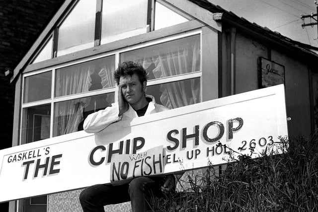 Ken Gaskell left 'fry and dry' without his deliveries of fresh fish, due to the fishermens' dispute in May 1971