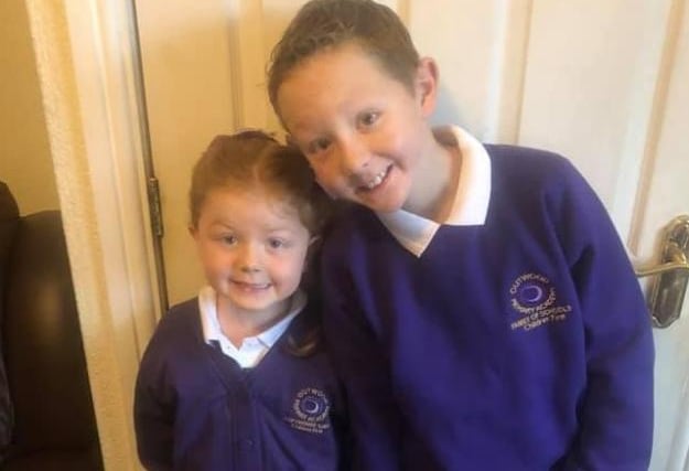 Katie West said: "This is Elliott, 9 and Lily-Mae, 5.  These two have been in school throughout lock down and I couldn’t be prouder.They have helped a lady that lives on our street and drawn her pictures and used there own money to buy Xmas presents etc. They have also collected for the hospital. They have found it tough not seeing friends and family. But still keep trying so hard."