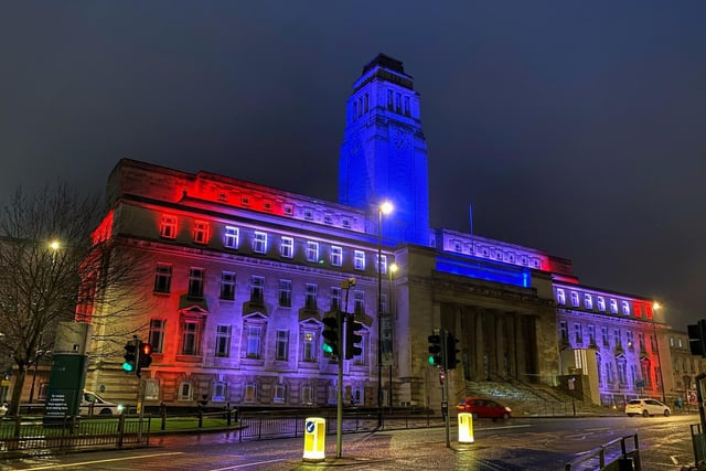 Charity fundraiser Sir Tom was taken to Bedford Hospital on Sunday after being treated for pneumonia for some time and testing positive for coronavirus last week. (photo: University of Leeds' Parkinson Building - Rob Wilson)