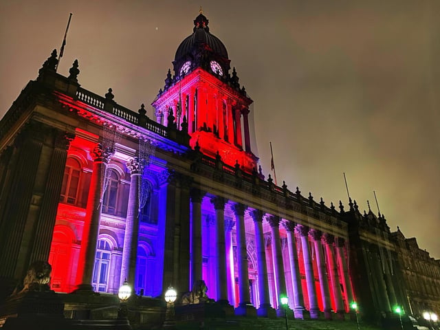 Sir Toms family confirmed his illness on Sunday, saying he had needed additional help with his breathing and was being treated on a ward but not in ICU. Following the news, many figures sent well wishes, including the Prime Minister. (photo: Leeds Town Hall - Rob Wilson)