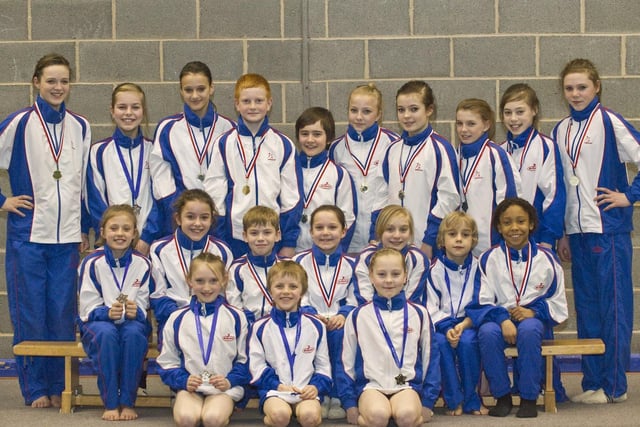 Talented young gymnasts at Wakefield Gym Club