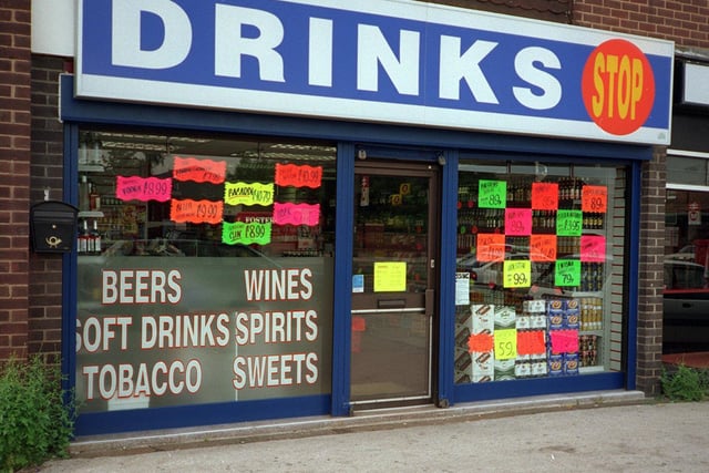 Do you remember Drinks Stop? Pictured in June 1997.