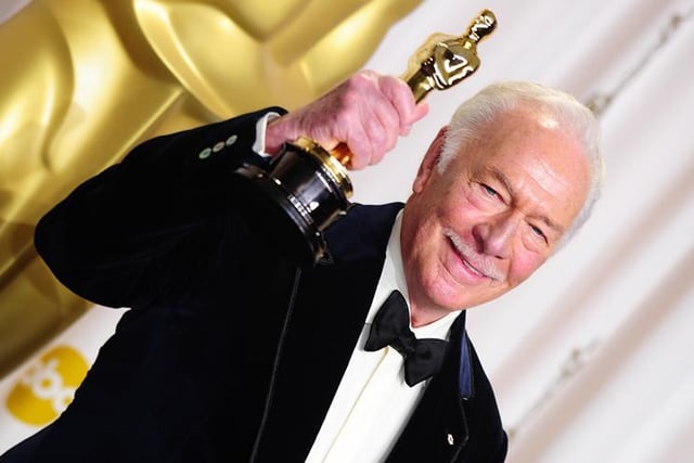 Christopher Plummer with the Performance by an Actor in a Supporting Role award, received for Beginners, at the 84th Academy Awards at the Kodak Theatre, Los Angeles in 2012