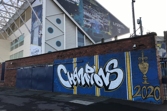 Leeds United midfielder Mateusz Klich worked with local artist Adam Duffield to bring this to life.