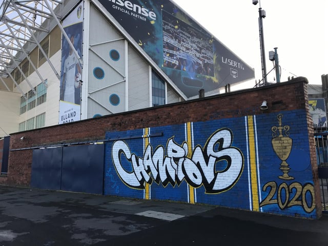 Leeds United midfielder Mateusz Klich worked with local artist Adam Duffield to bring this to life.