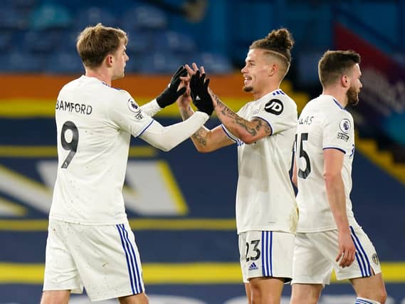 Leeds United's predicted line-up against Crystal Palace. Pic: Getty