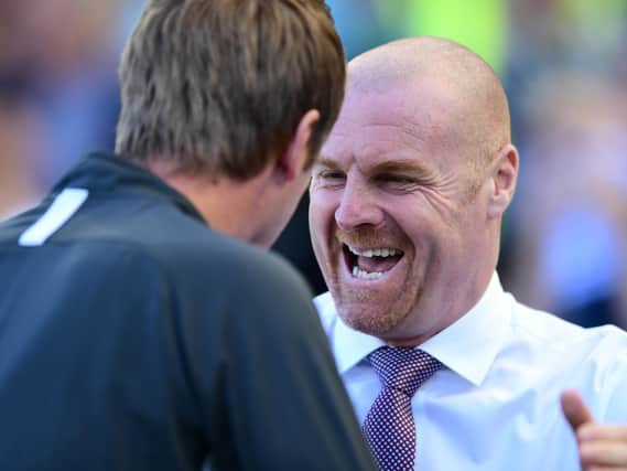 Burnley boss Sean Dyche and Brighton manager Graham Potter