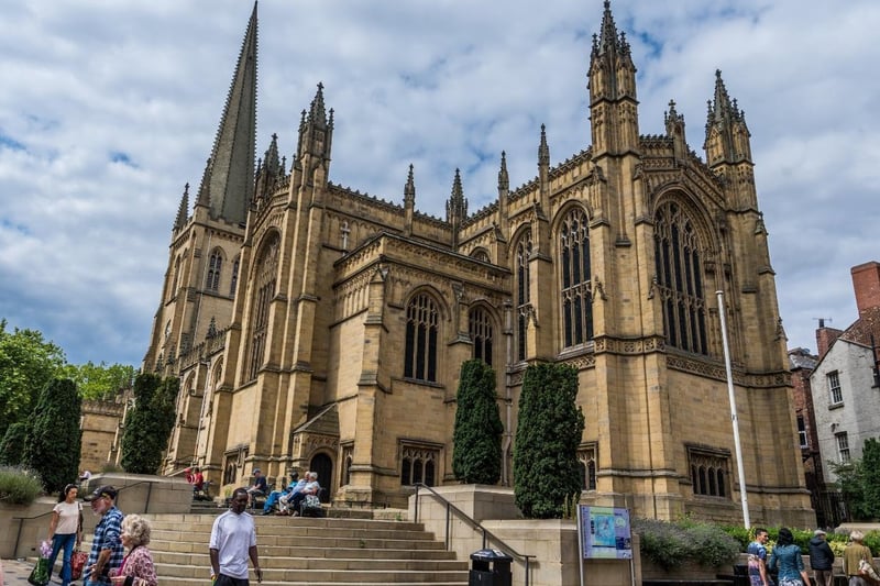 Wakefield Cathedral has the tallest spire in Yorkshire.