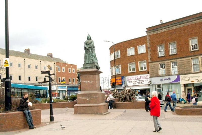 Queen Victoria's statue, which was erected in 1904, said to 'reflect civic pride.