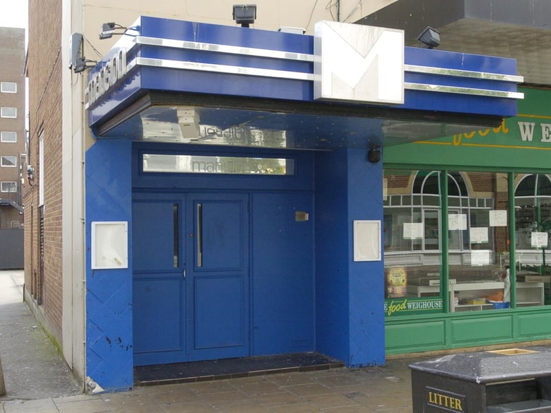 On the floor above Scene One, Scene Two opened on July 12 1968, and hosted the top bands of the time, ranging from Status Quo to Freddie and the Dreamers. Pictured is the last occupant at that site before closure, Mansion.